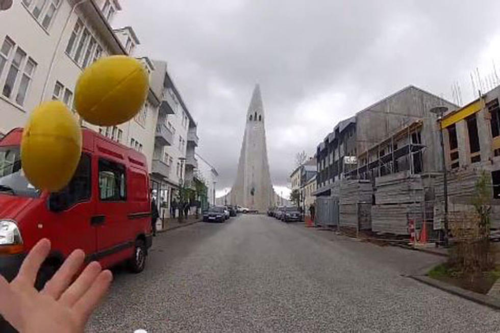 Man Juggles His Way Around Iceland in Awesome Video