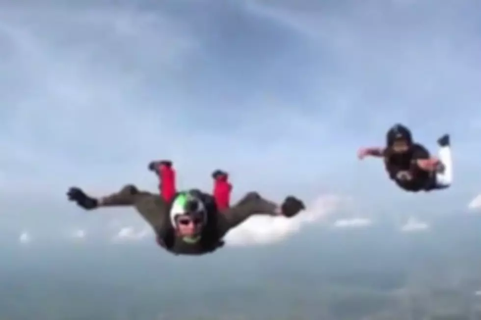 This Dramatic Moment was Caught on a Skydiver&#8217;s Helmet Cam