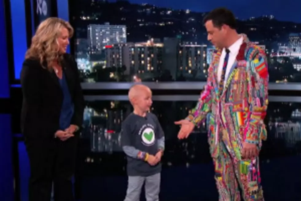Jimmy Kimmel Gets Teary Eyed for a  Boy with Cancer