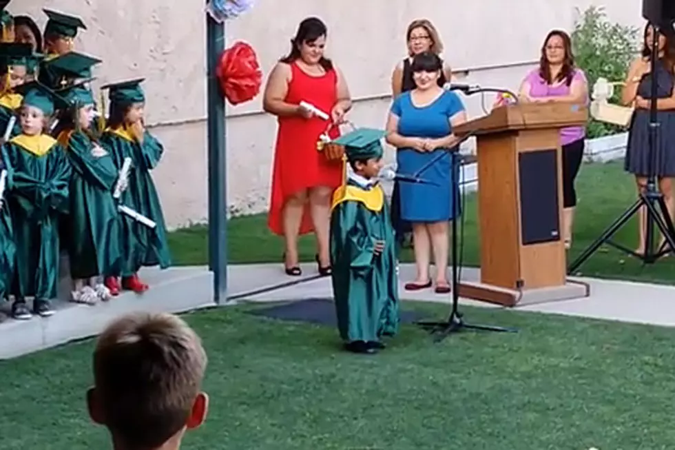 Adorable Boy Says He Wants to Be Batman in Classic Preschool Graduation Speech