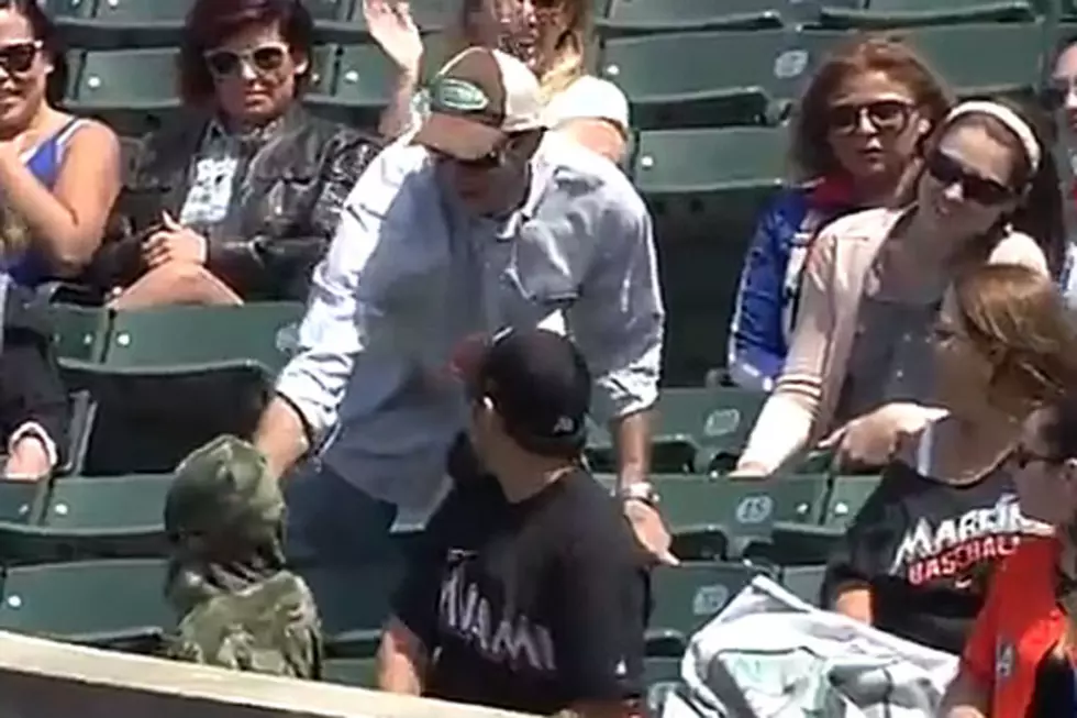 Jilted Cubs Fan Loses Ball, Gets It Back, Gives It to Young Boy