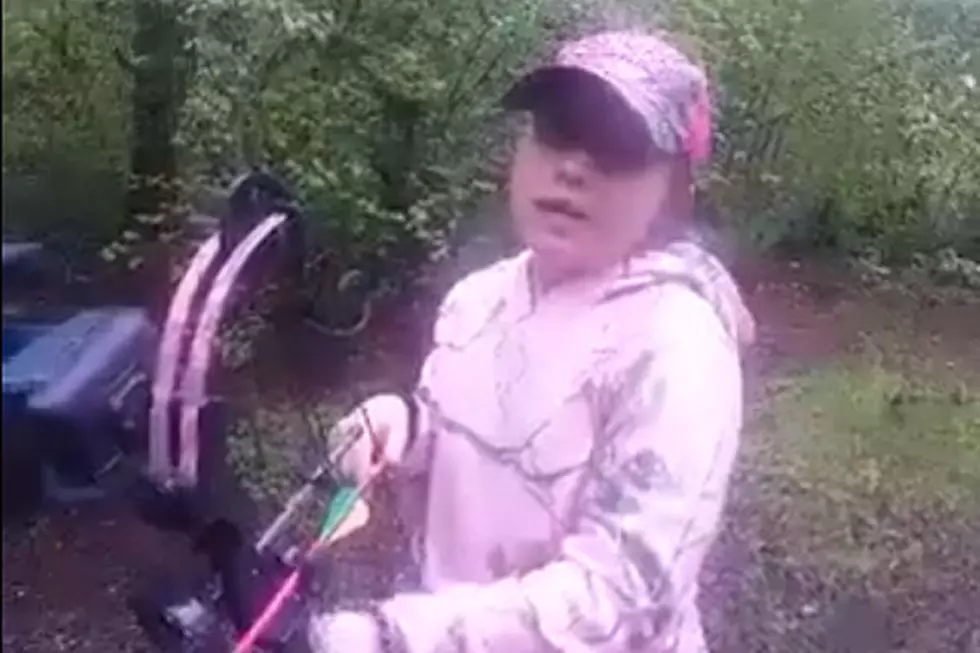 Ouch! Girl Uses Bow to Pull Tooth! [VIDEO]