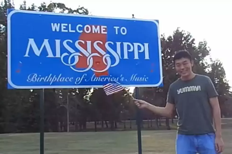 America’s most patriotic man waves flag in every state