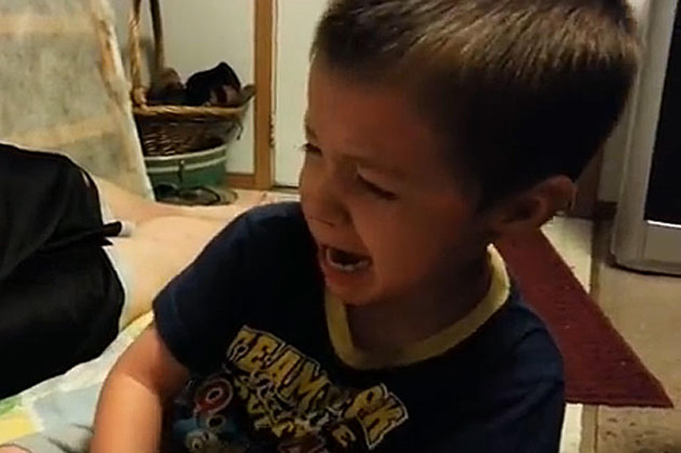 Dad's Silly Ear and Nose Prank Freaks Out Little Boy