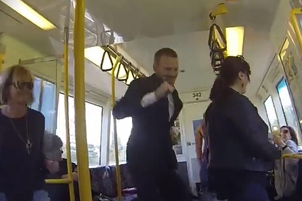 Man Turns Boring Train Ride Into the Ultimate Dance Party