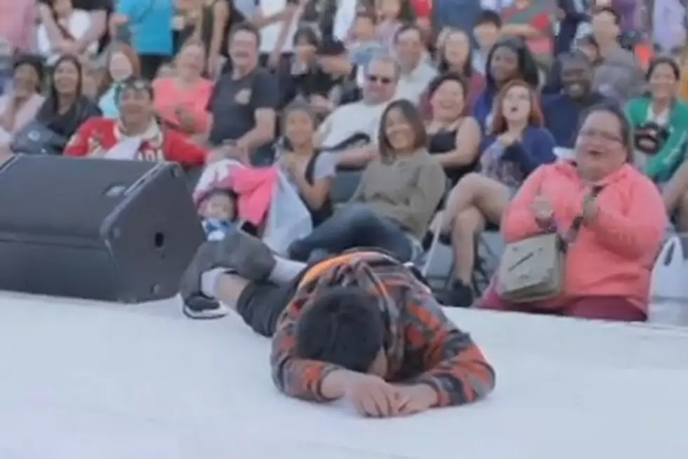 Kid Passes Out on Stage, Performer Keeps the Show Going