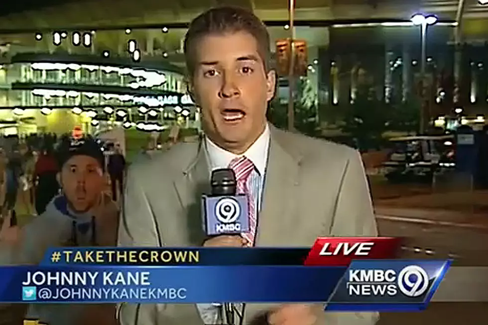 Overzealous Crazed Royals Fan Scares Reporter to Death