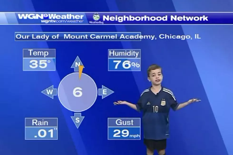 Funny Kid Doing the Weather Forecast Absolutely Owns This Newscast