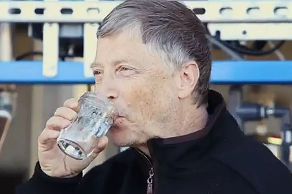 Scientific Breakthrough! Bill Gates Drinks Water That Used to Be Poop