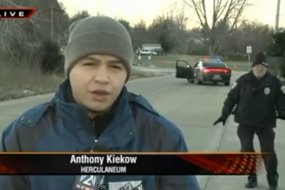 Cop Busts Himself Breaking Into Reporter’s Live Shot