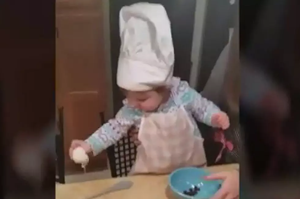 Cutest 16-Month-Old Girl Ever Perfectly Cracks Egg