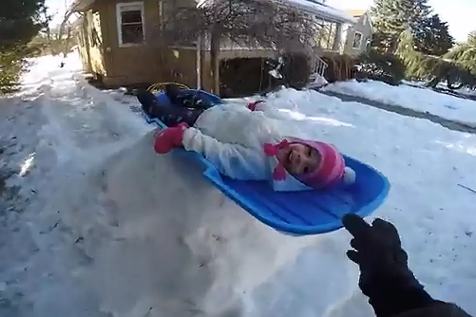 Homemade Luge Track Brings Out the Best of Winter