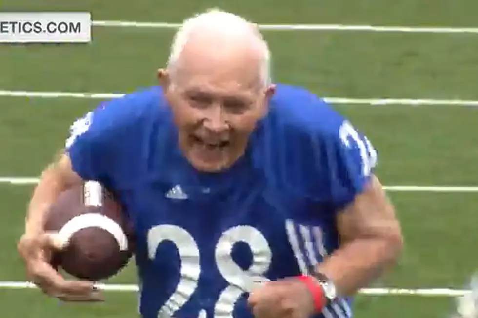 Cheer on This 89-Year-Old Football Star Scoring a Touchdown