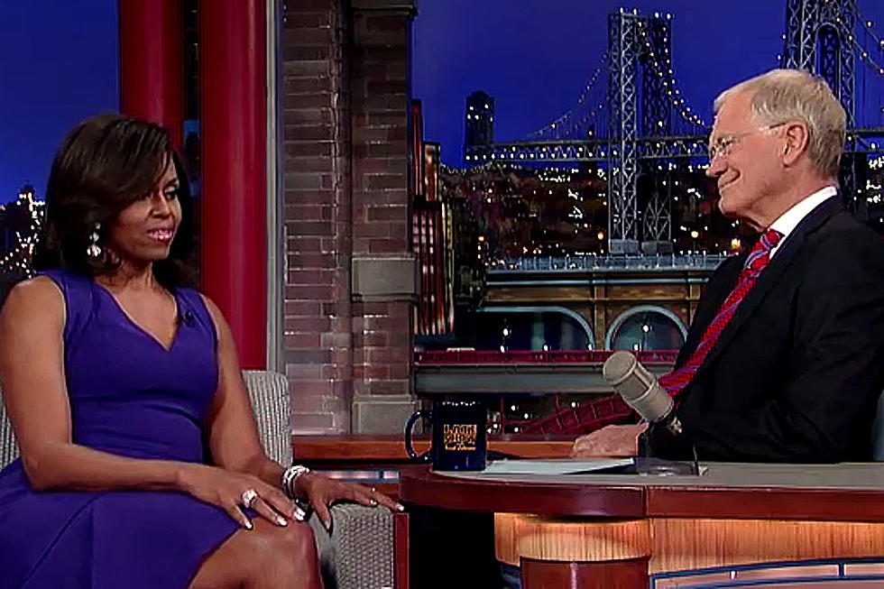 First Lady Talks Parenting Woes With David Letterman