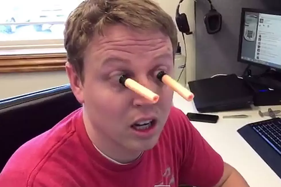 All-Time Genius Can Stick Nerf Darts to His Eyes