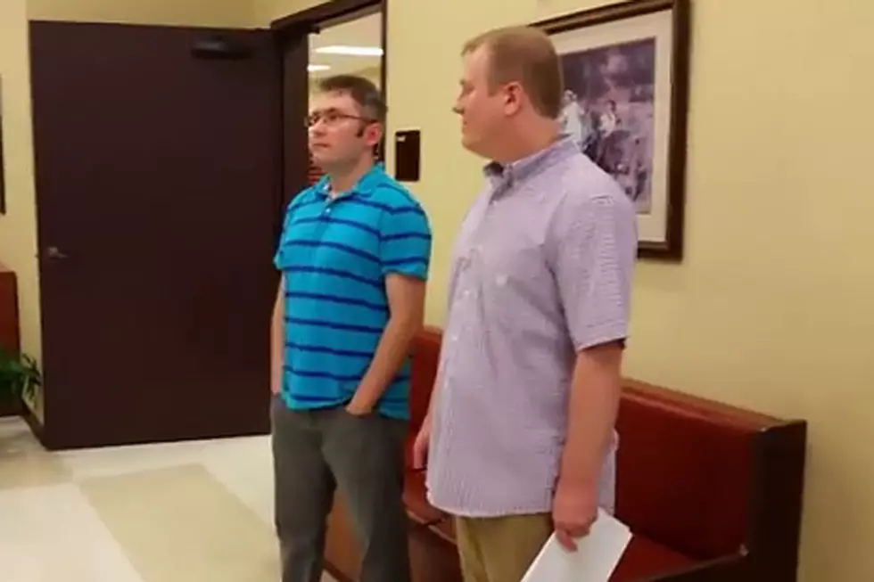 Watch County Clerk Refuse to Issue Marriage License to Same-Sex Couple