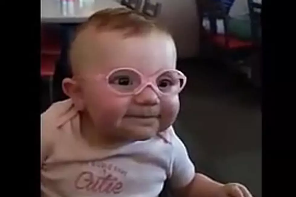 Cute Little Girl Loving New Glasses Will Win You Over