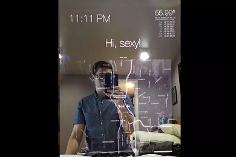 So, This Brainiac Is Building an Absolutely Fantastic Smart Mirror