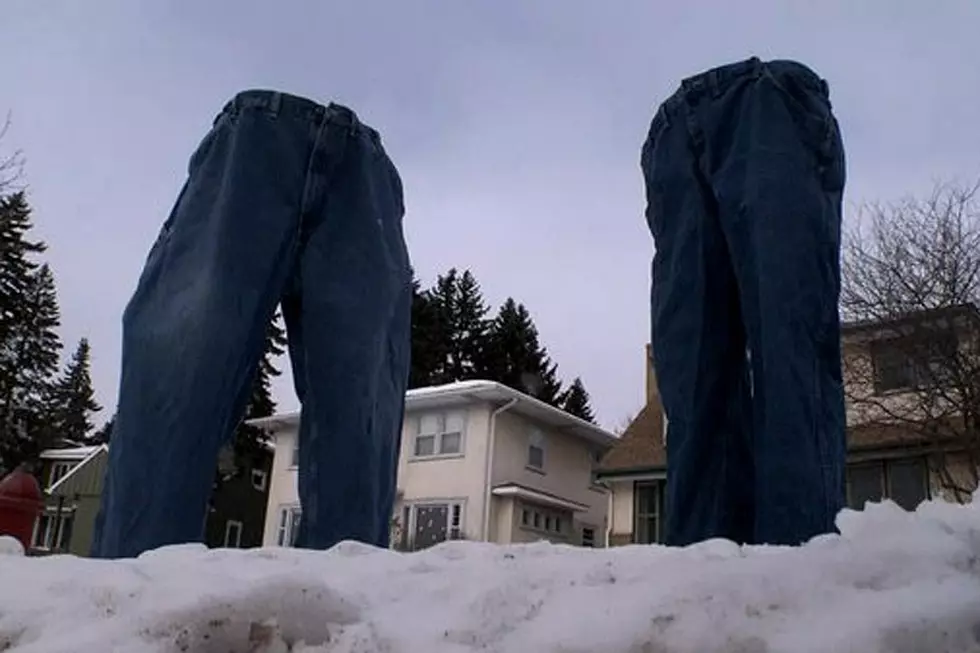 Frozen Pants Around Town Is the Hottest Winter Trend