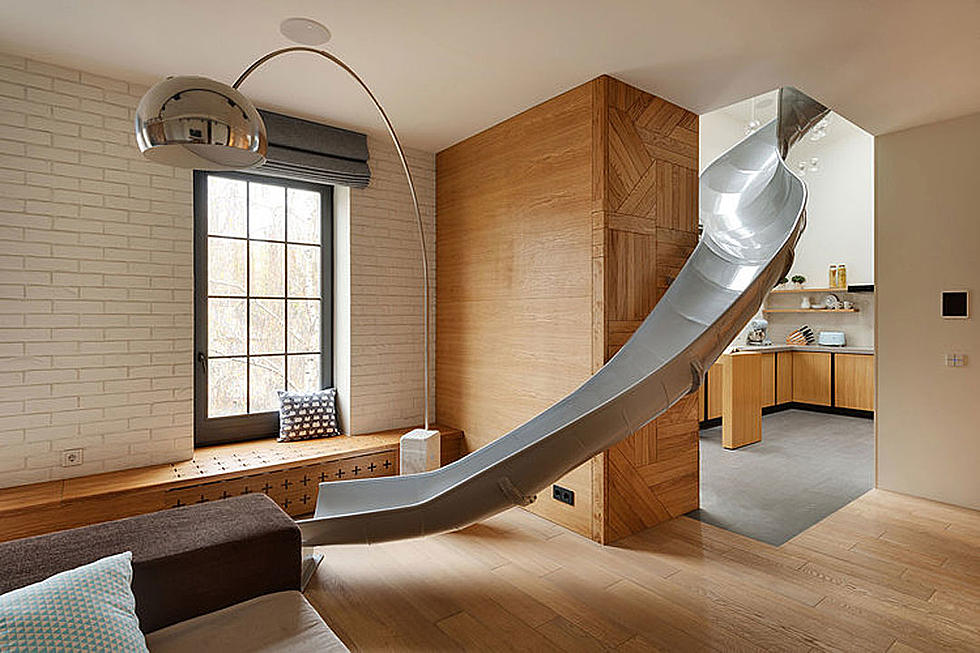 House Comes With a Slide Because Stairs Are for Suckers