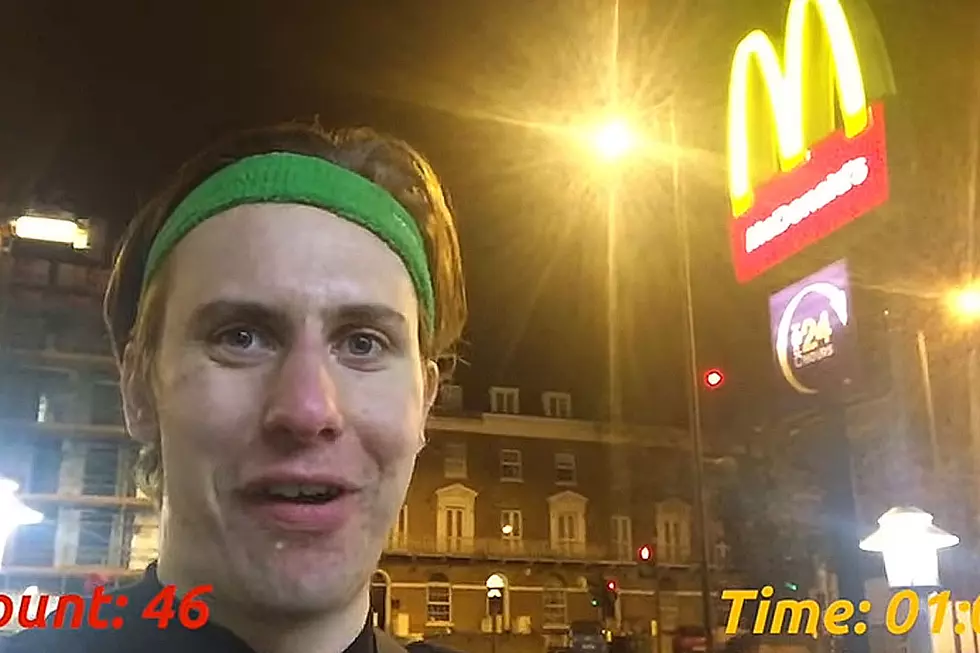 Guy With Stomach of Steel Eats at 46 McDonald’s…In One Day