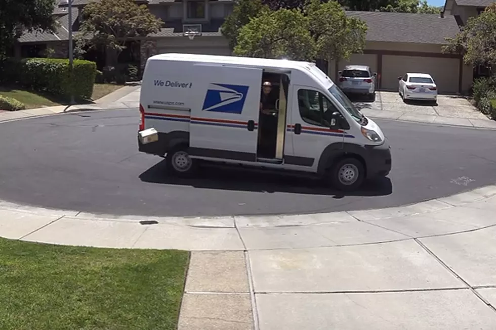 Postal Carrier With No Regard Fires Package on Lawn