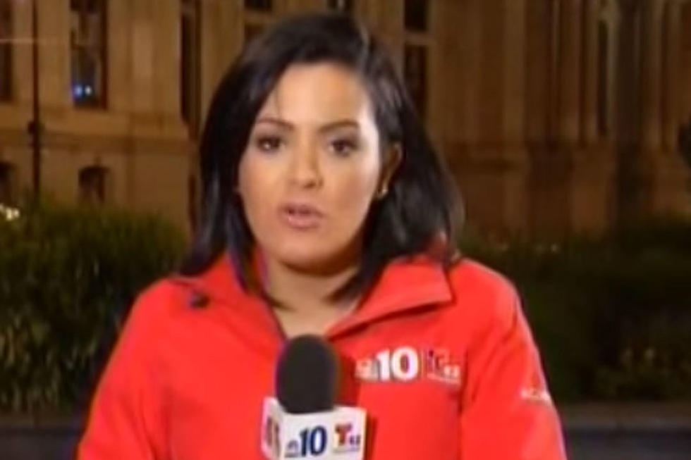 This Reporter Is About to Get Sucker Punched in the Face on Live TV