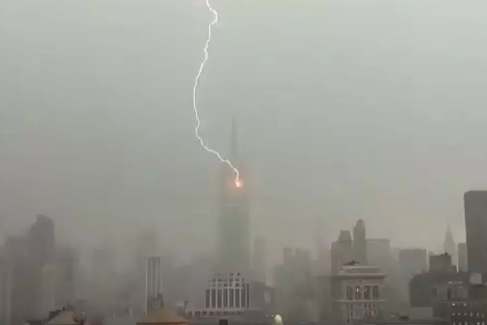 Watch Lightning Strike Empire State Building