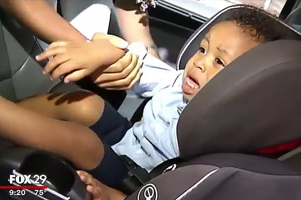 Cranky 2-Year-Old Loses His Mind on Live TV During Car Seat Demonstration