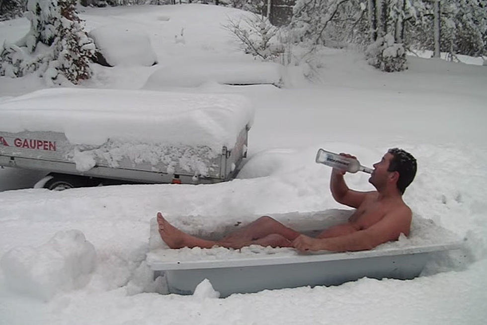 Half-Naked Norwegian Dude Is Waaaay Too Excited for First Snow
