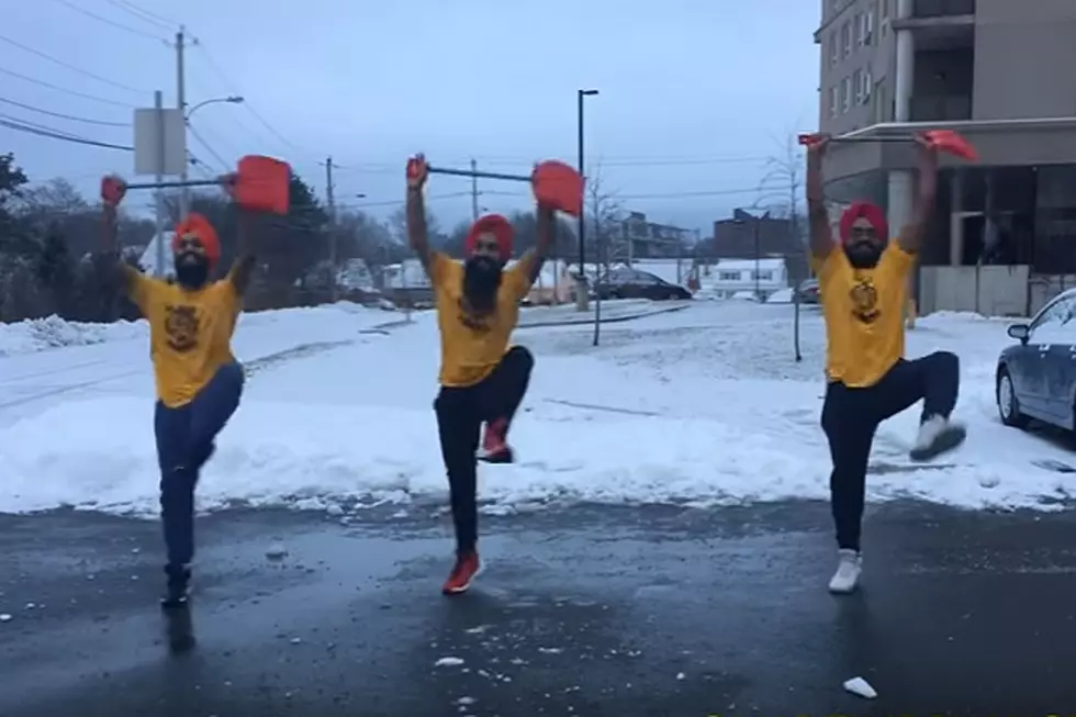 Snow Shovelers With Rhythm Dance Up a (Snow) Storm