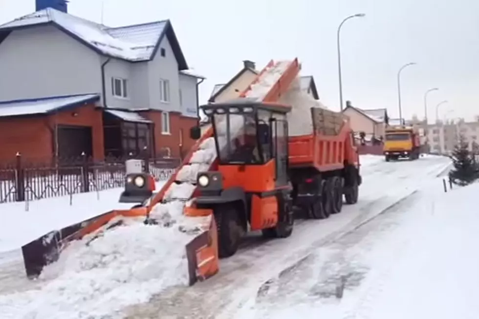 The Russians Clear Snow In a Sneaky Creative Way