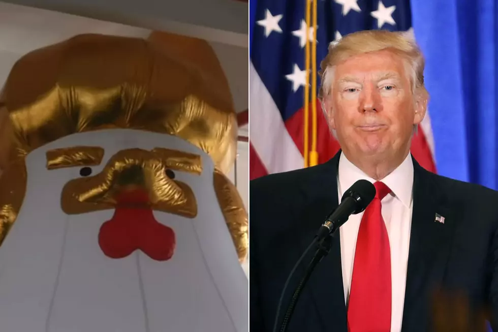 Enormous Inflatable Roosters Look Eerily Like Donald Trump