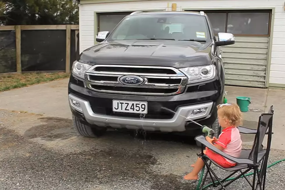 Letting a Baby Wash Your Car Is Adorable Easy