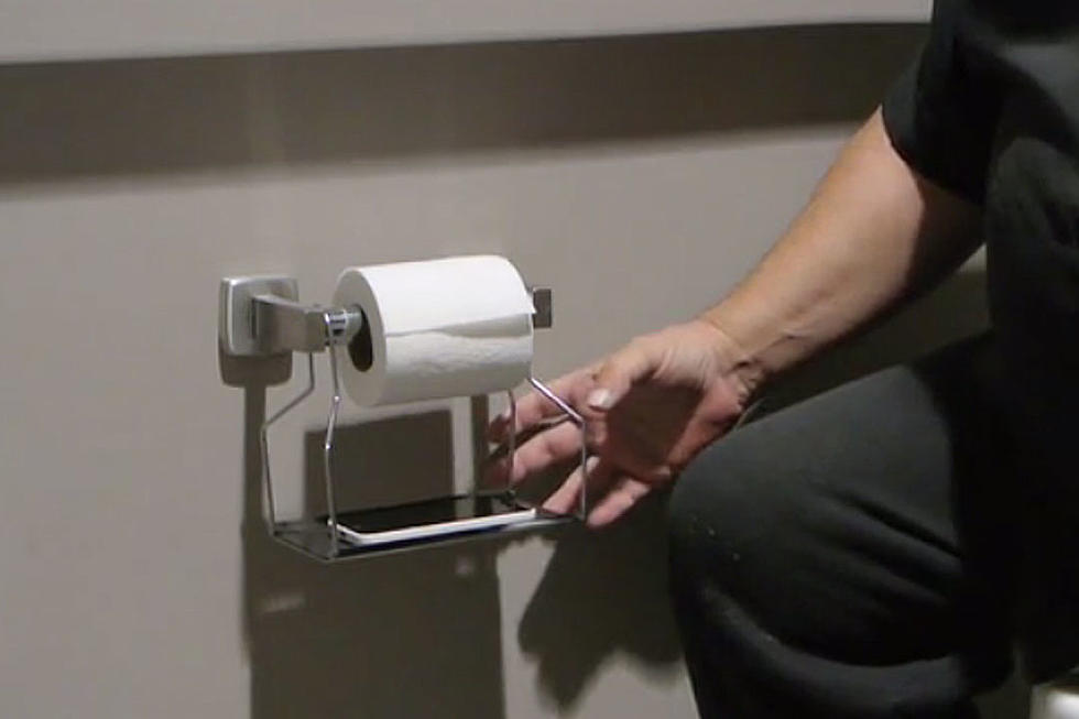 PooPerch Solves the Nightmare of Where to Put Your Phone in the Bathroom