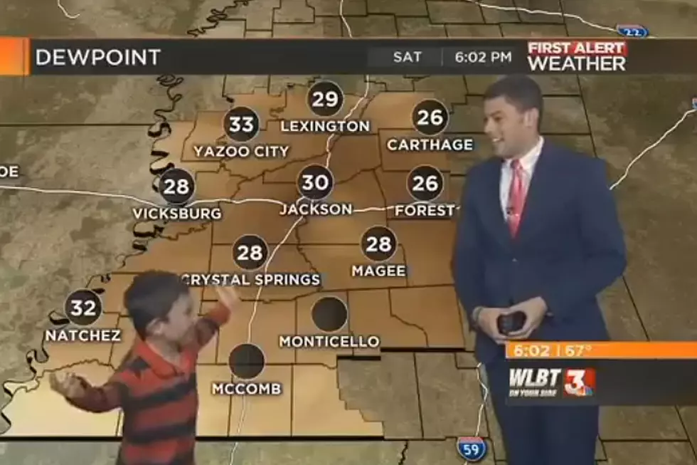 Weatherman Baffled When Farting Kid Rushes Onto the Set