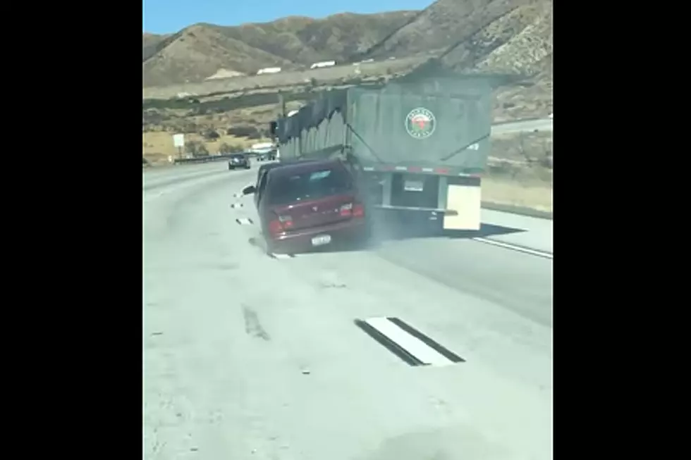 Um, Why Did This Truck Drag This Sedan for 4 Whole Miles?