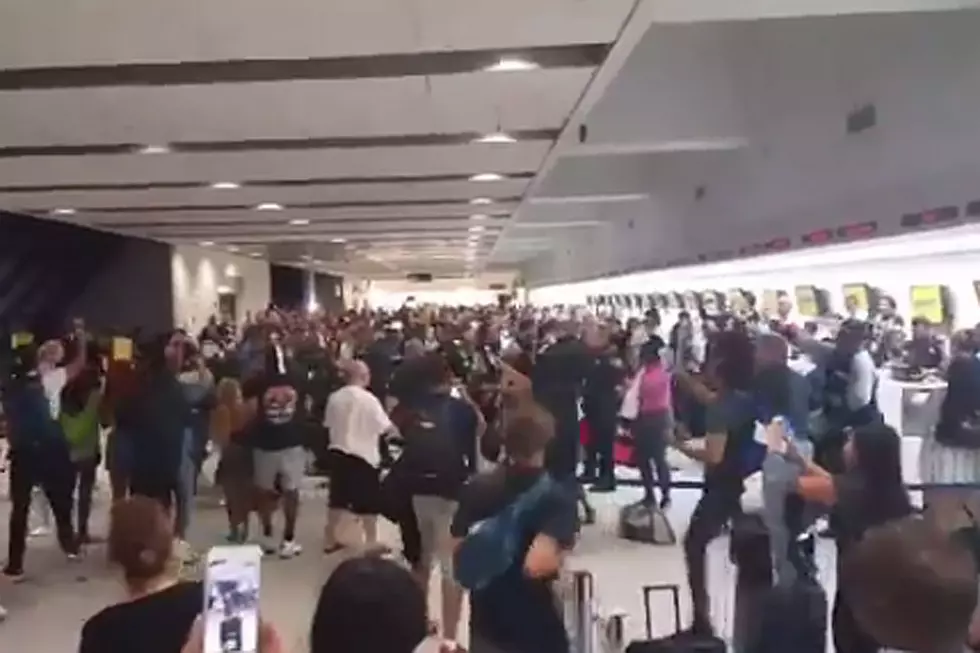 Ugly Airport Riot Erupts After Massive Flight Cancellations