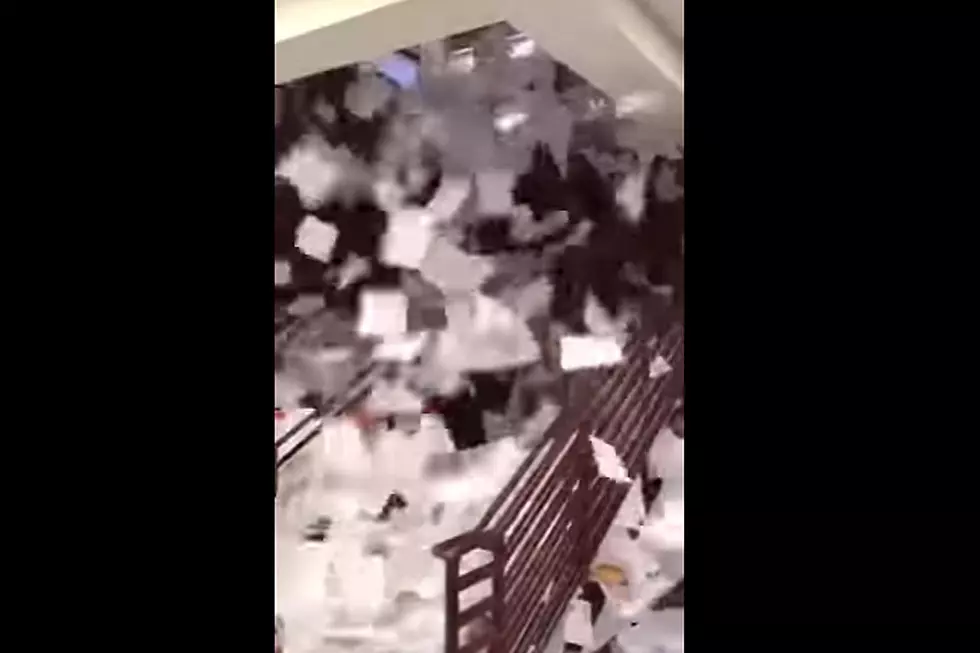 School’s Immense Paper Toss Is One Very Messy, Very Viral Tradition