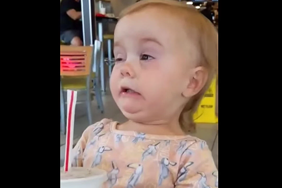 Girl Taking First Sip of Coke Simply. Cannot. Deal.