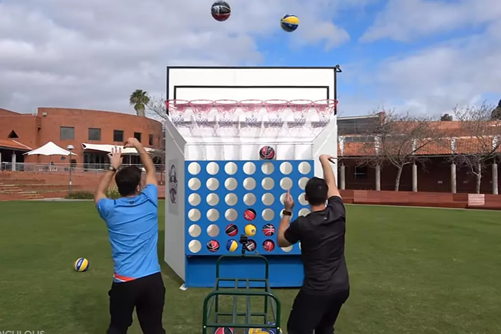 Real-Life Connect Four Basketball Is a Total Board Game-Changer