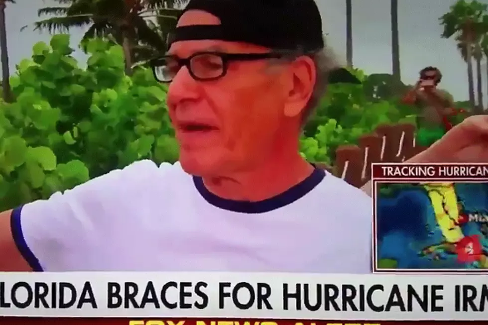 Reporter Interviews Man Who Knows Everything About Hurricane Irma