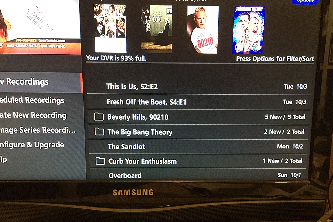 So, Exactly Just How Full Is Your DVR? 