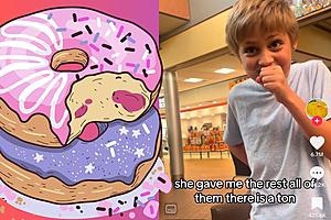 Kid Discovers Hack To Get The Most Donuts For His Money At Dunkin