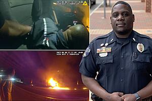 Truck Bursts Into Fireball as Police Make Daring Rescue of Unconscious...