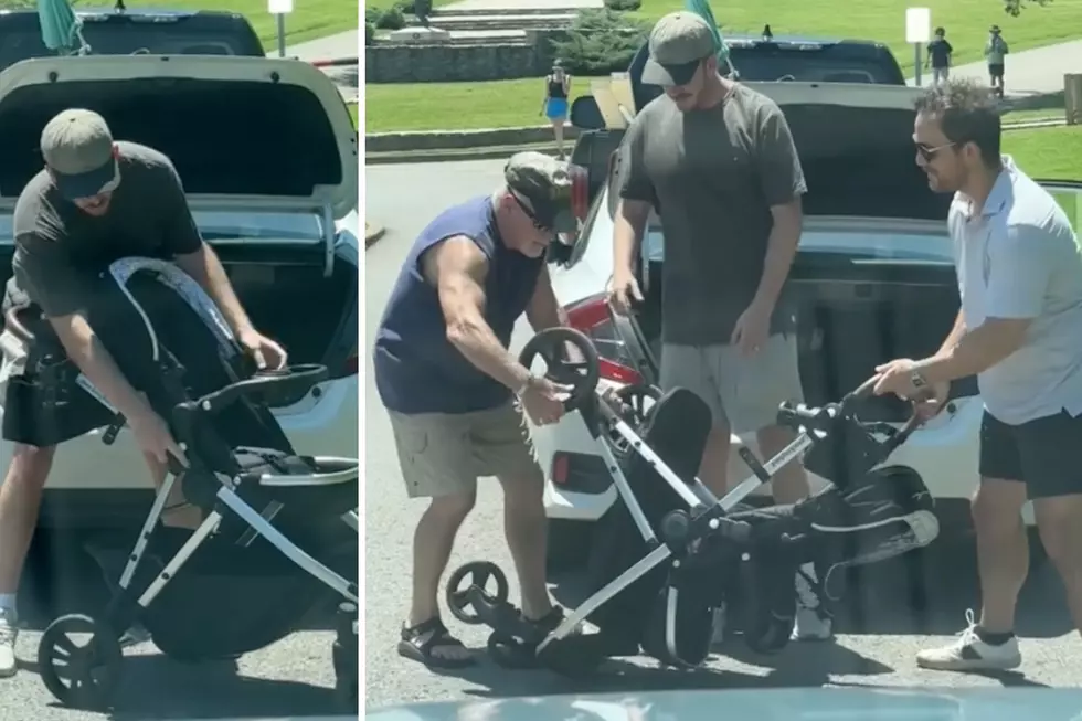 Befuddled Dads Stumped by Stroller in Unbelievable Viral Video