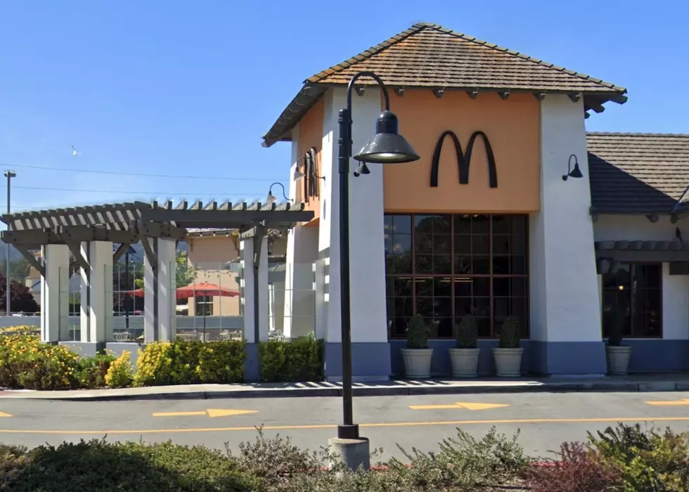 Exterior of McDonald's in Monterey California
