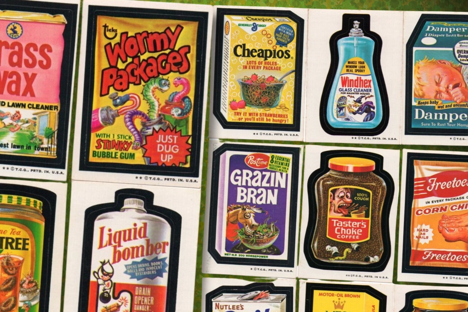 10 Somewhat Shocking Wacky Pack Cards From the ’70s