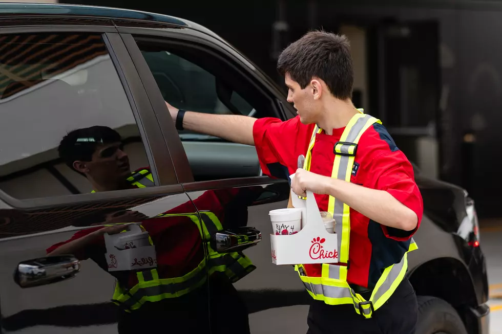 Chick-fil-A drive thru worker
