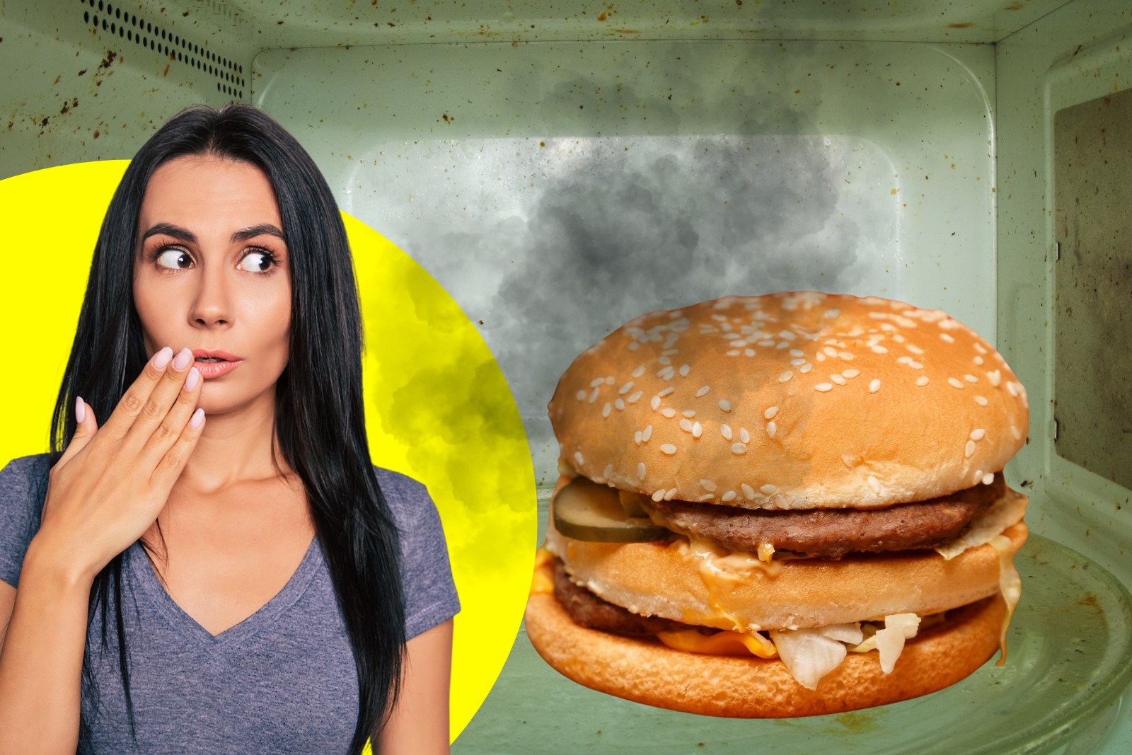 How To Perfectly Reheat McDonald's Burgers in a Microwave